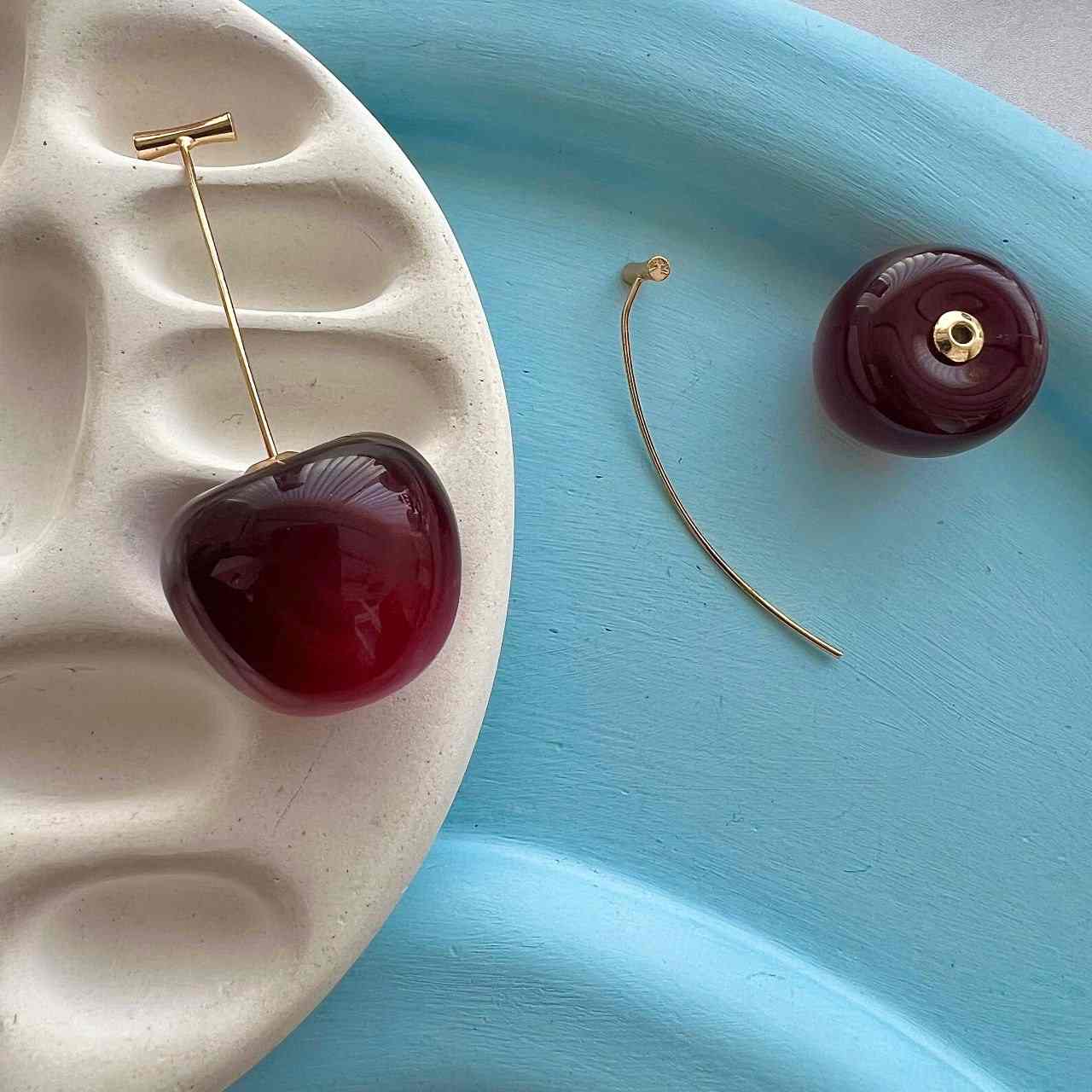 گوشواره گیلاس|کد۴۳۸ - تصویر 3