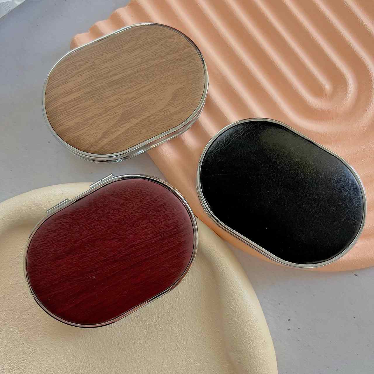 آینه جیبی وارداتی شیک و جمعوجور در سه رنگ خاص|کد۴۵۴