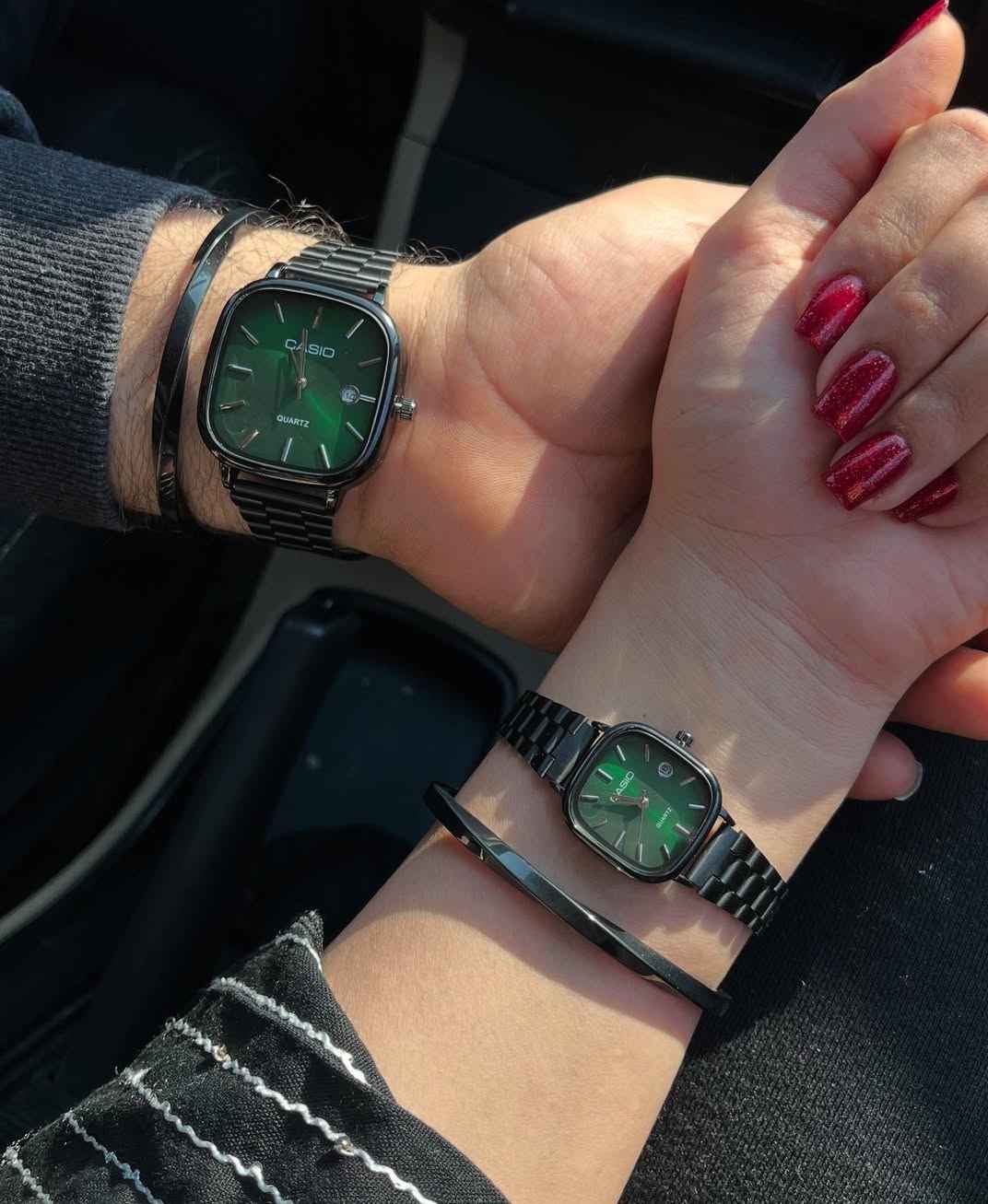 ساعت مچی ست و تکی کاسیو | موجود در رنگهای نقرهای و طلایی|کد۴۶۴ - تصویر 3