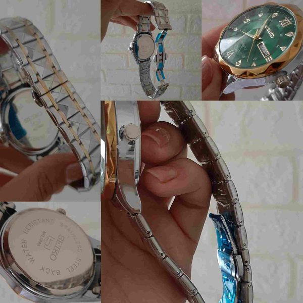 ساعت مچی سیکو الماس | ساعت استیل Seiko|کد ۴۷۰ - تصویر 11