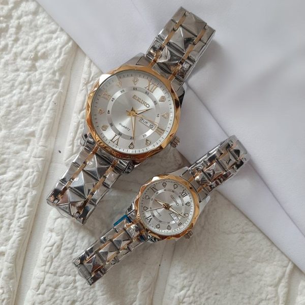 ساعت مچی سیکو الماس | ساعت استیل Seiko|کد ۴۷۰