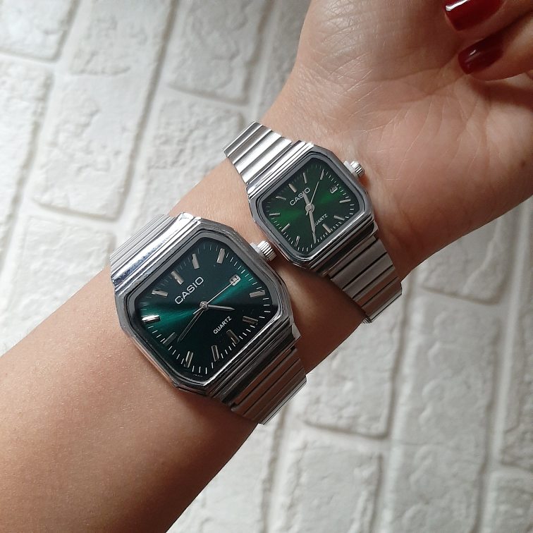 ساعت ست و تکی کاسیو؛ مدل مربعی پرفروش قابل سفارش کد ۴۸۹ - تصویر 4