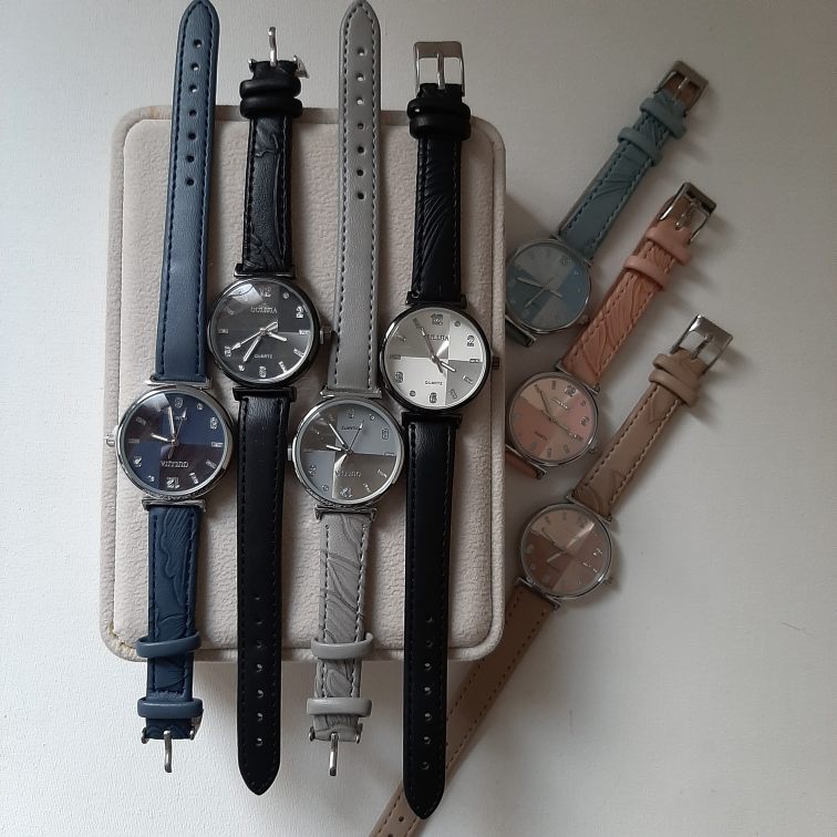 ساعت اولیجیا زنانه | بند چرمی گرد|کد ۴۹۲