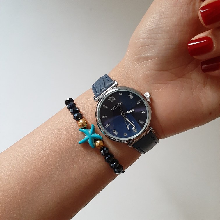 ساعت اولیجیا زنانه | بند چرمی گرد|کد ۴۹۲ - تصویر 4