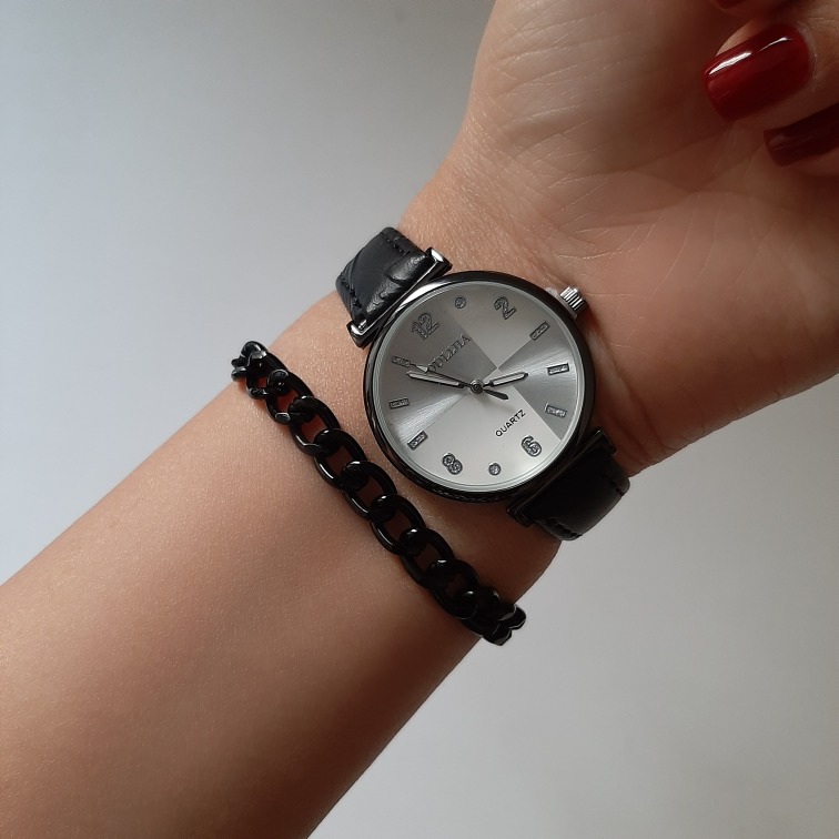 ساعت اولیجیا زنانه | بند چرمی گرد|کد ۴۹۲ - تصویر 6