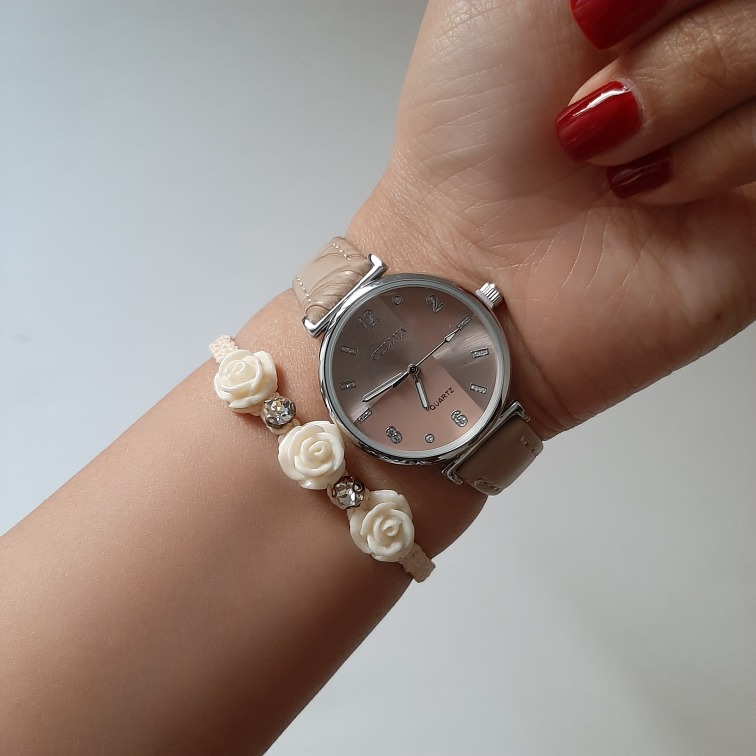 ساعت اولیجیا زنانه | بند چرمی گرد|کد ۴۹۲ - تصویر 8