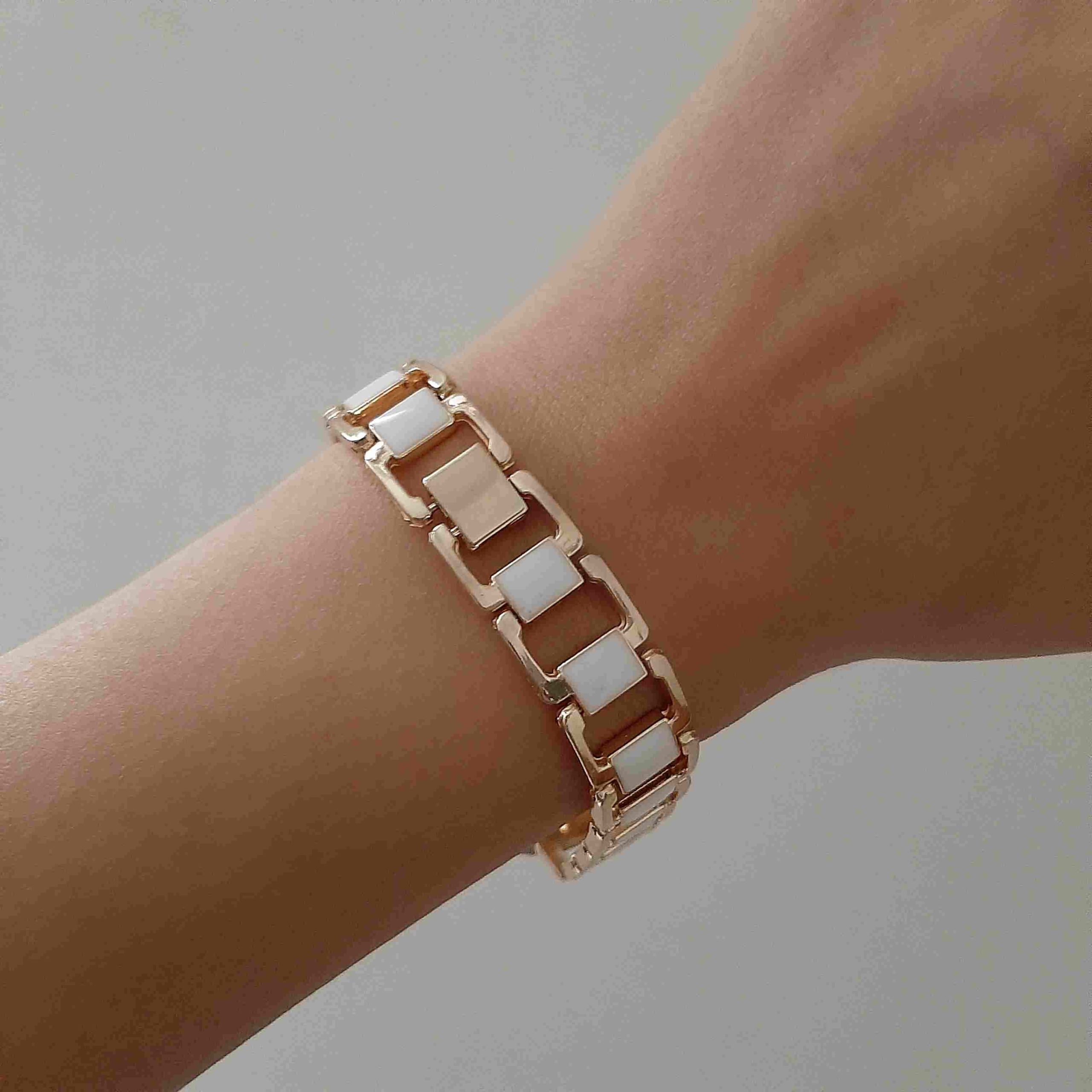 ساعت سرامیکی بند زنجیری زنانه|کد ۴۹۸ - تصویر 5