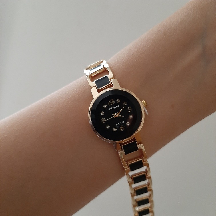 ساعت سرامیکی بند زنجیری زنانه|کد ۴۹۸ - تصویر 2