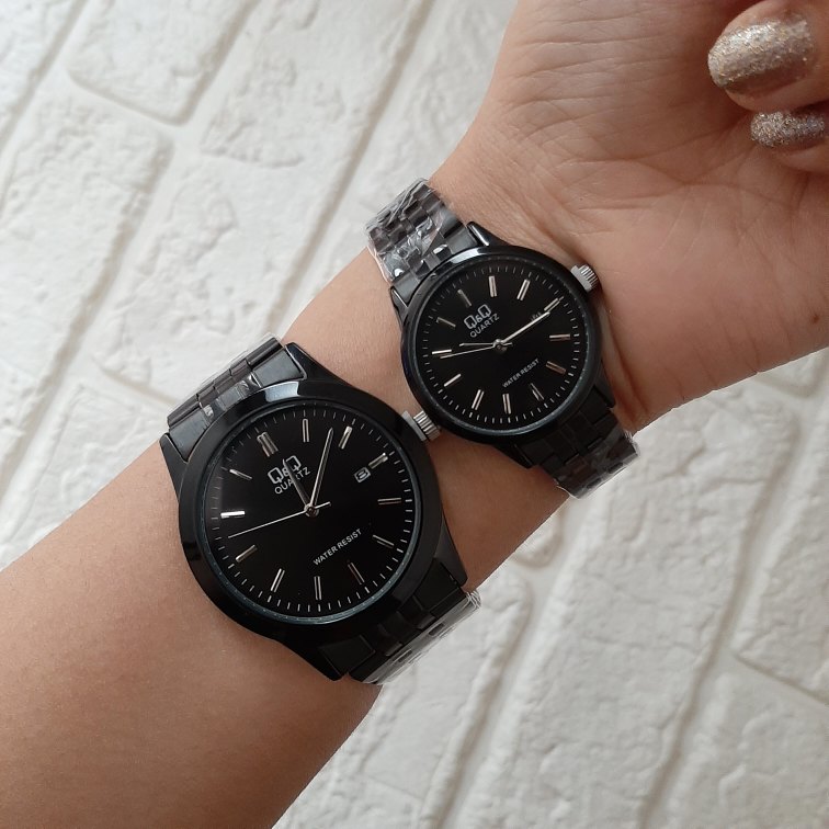 ساعت ست استیل Q&Q زنانه و مردانه | کد ۵۰۷ - تصویر 2